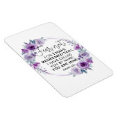 Isaiah 43:1 Fear not I have Redeemed you Floral Magneet (Rechterzijde)