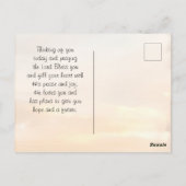 Isaiah 43:2 Als je door diepe wateren gaat Briefkaart (Achterkant)