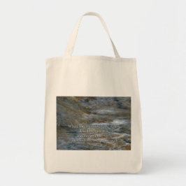 Isaiah 43:2 Als je door water gaat Tote Bag