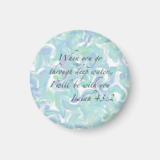 Isaiah 43:2 Als je gaat... Magnet