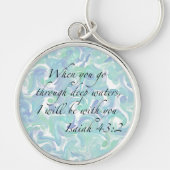 Isaiah 43:2 Als je gaat, Sleutelhanger (Voorkant)