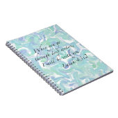 Isaiah 43:2 Als je gaat... Spiraal Notitieboek (Rechterzijde)