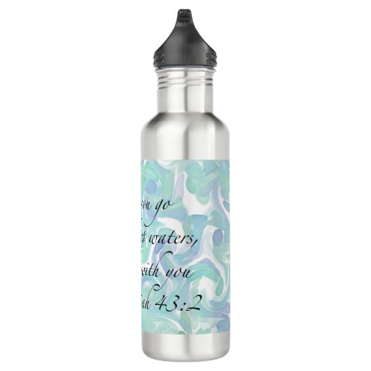 Isaiah 43:2 Als je gaat... Waterfles (Rechts)