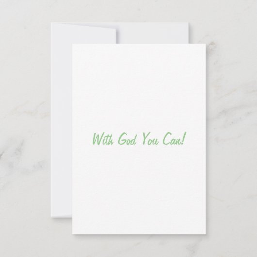 Isaiah 43:2 KJV Bijbel Wenskaart met scripts Kaart (Achterkant)