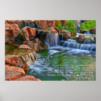 ISAIAH 43:2-Poster Poster