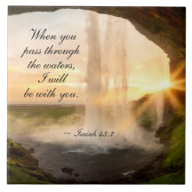 Isaiah 43:2 Wanneer je door de bijbel van de water