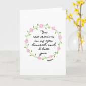 Isaiah 43:4 edele in mijn Bijbel Verse Wreath Kaart (Gele Bloem)