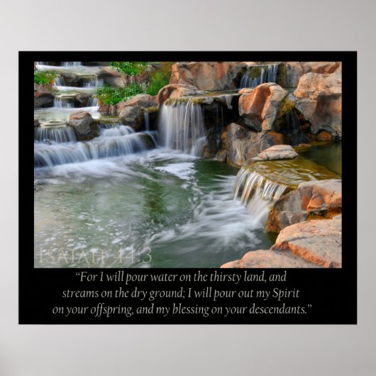 ISAIAH 44:3-Poster Poster (Voorkant)