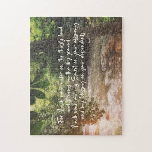 Isaiah 44 3 Puzzle #bibleverse #scripture Legpuzzel (Verticaal)