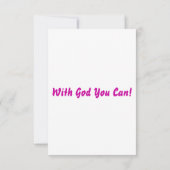 Isaiah 44:6 KJV Bijbel verse Pic Flat Wenskaart Kaart (Achterkant)