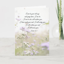 Isaiah 46:4 Ik zal je Wildbloemen ondersteunen