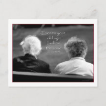 Isaiah 46:4 Zelfs op je oude leeftijd ben ik hetze