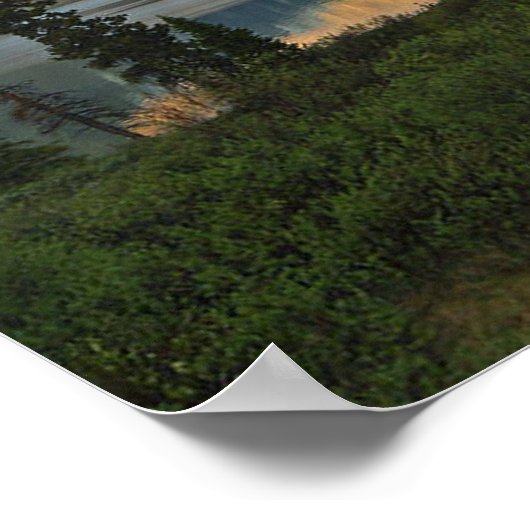 Isaiah 49:13 Mountain Sunset Poster (Hoek)