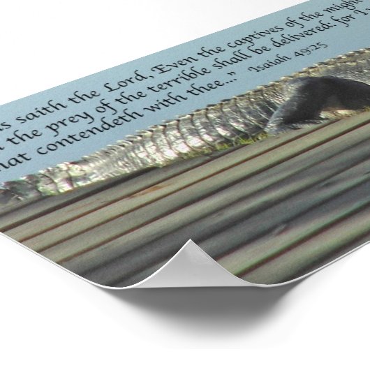 Isaiah 49: 25 poster (Hoek)