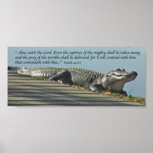 Isaiah 49: 25 poster (Voorkant)