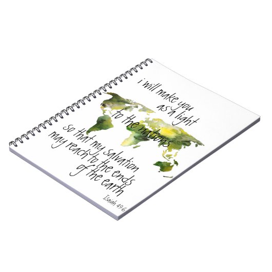 Isaiah 49:6-laptop notitieboek (Linkerzijde)