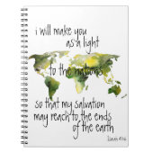 Isaiah 49:6-laptop notitieboek (Voorkant)