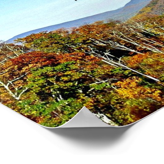 Isaiah 52:7 Hoe mooi op de bergen.... Poster (Hoek)