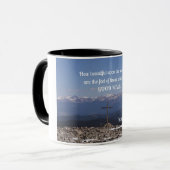 Isaiah 52:7 Hoe mooi op de bergen zijn de Mok (Voorkant links)