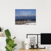 Isaiah 52:7 Hoe mooi op de bergen zijn de Poster (Thuiskantoor)