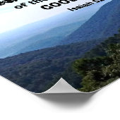 Isaiah 52:7 Hoe mooi zijn de bergen? Poster (Hoek)