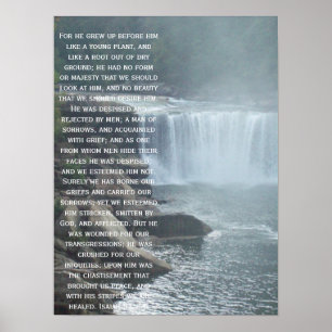 Isaiah 53:2-3 poster