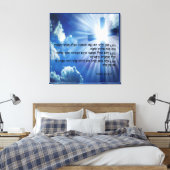 Isaiah 53:4-6 Canvas Print (Insitu (Slaapkamer))