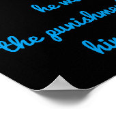 Isaiah 53:5 Mooie regenboogkleurige mug Poster (Hoek)