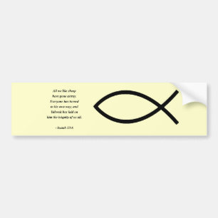 ISAIAH 53:6 BUMPERSTICKER