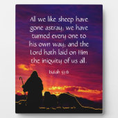 Isaiah 53:6 fotoplaat (Voorkant)