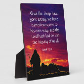 Isaiah 53:6 fotoplaat (Zijkant)