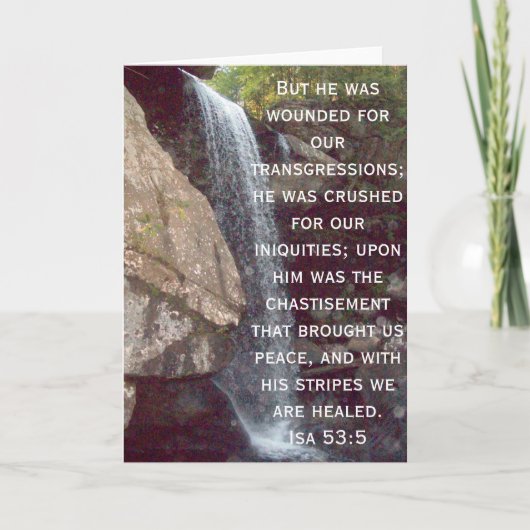 Isaiah 53 Collectie Feestdagen Kaart (Voorkant)