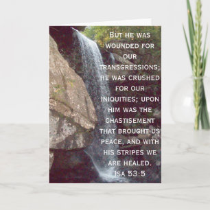 Isaiah 53 Collectie Feestdagen Kaart