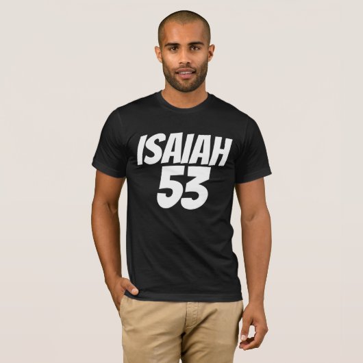 ISAIAH 53 Messianic Jewish, Christelijke T-shirts (Voorkant volledig)