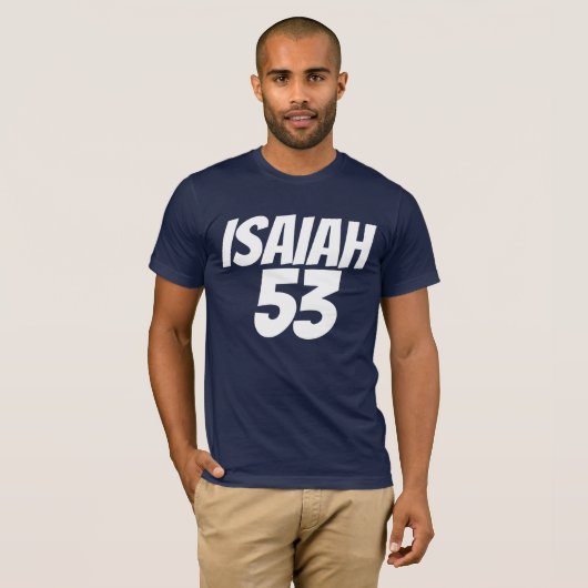 ISAIAH 53 Messianic Jewish, Christelijke T-shirts (Voorkant volledig)