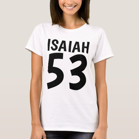 ISAIAH 53 Messianic Jewish T-shirts (Voorkant)