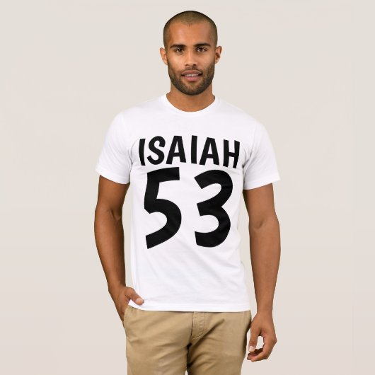 ISAIAH 53 Messianic Jewish T-shirts (Voorkant volledig)