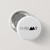 Isaiah 54:10 Inspirerend Button (Voorkant /achterkant)