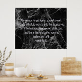 Isaiah 54:17 poster (Keuken)