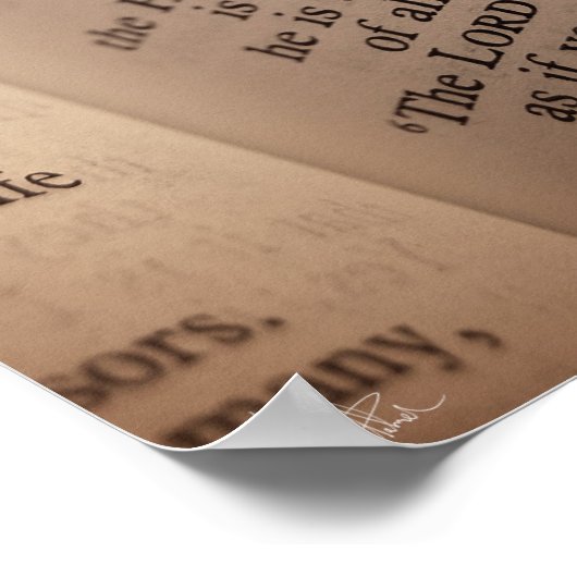 Isaiah 54:5 [Afdrukken] Poster (Hoek)