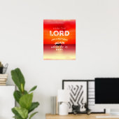 Isaiah 55: 6 bijbelse geschenken voor geschriften poster (Thuiskantoor)