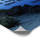 Isaiah 55:6 Zoek de Heer terwijl hij gevonden kan  Poster (Hoek)