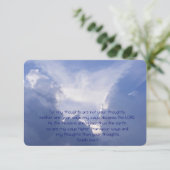 Isaiah 55 Bijbelse Bedankt voor scripts Chrisian C (Staand voorkant)