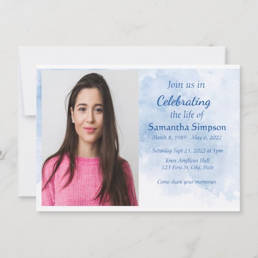 Isaiah 55 Bijbelse Scriptviering van het leven Kaart (Achterkant)