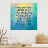 Isaiah 57:15 poster (Keuken)