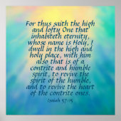 Isaiah 57:15 poster (Voorkant)
