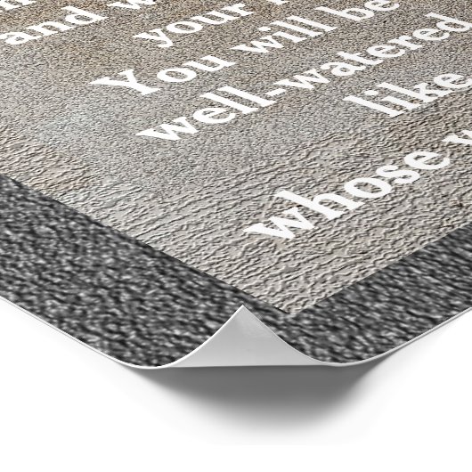 Isaiah 58:11 - poster (Hoek)