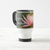 Isaiah 58:11 Water Lily Travel Mug Reisbeker (Voorkant links)