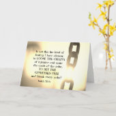 Isaiah 58:6 Soort vasten Ik heb gekozen Kaart (Gele Bloem)