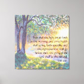 Isaiah 58:8 canvas afdruk (Voorkant)